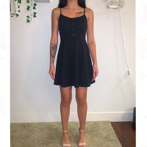 Black Mini Dress (size S)